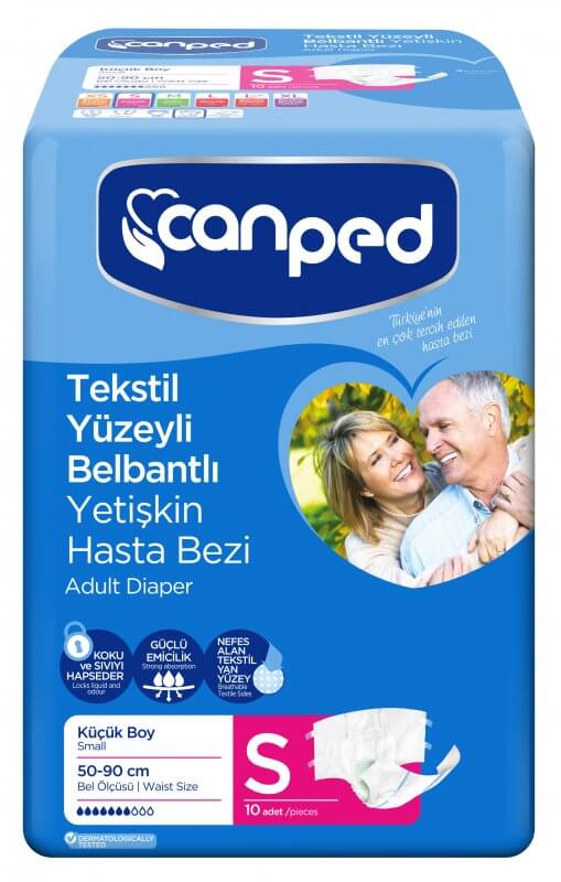 Canped Tekstil Yüzeyli 10`lu