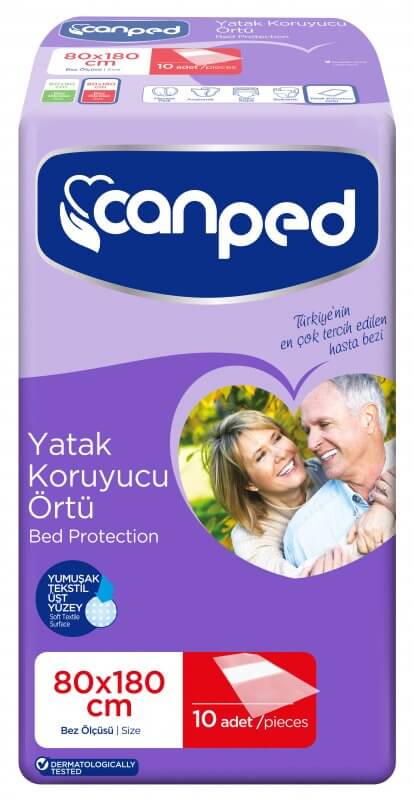 Canped Yatak Koruyucu 80X180 10`lu