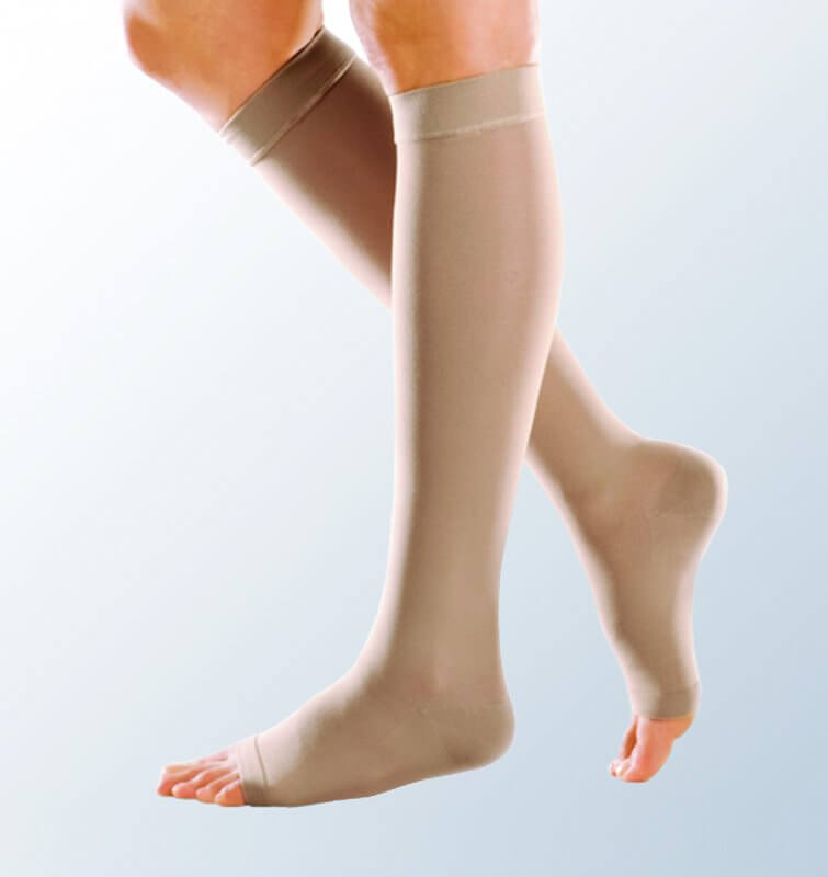 Dizaltı Burnu Açık Varis Çorabı (Class 1 / 20-30mmHg)